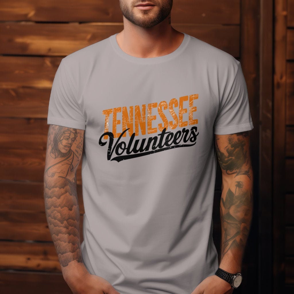 Tennessee volunteers graphic design vols football orange black vintage  sublimation dtg dtg instant digital download png