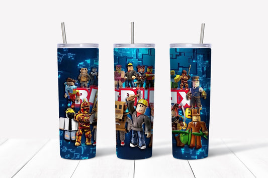 Roblox 20 oz Tumbler Wrap design for sublimation instant download png download