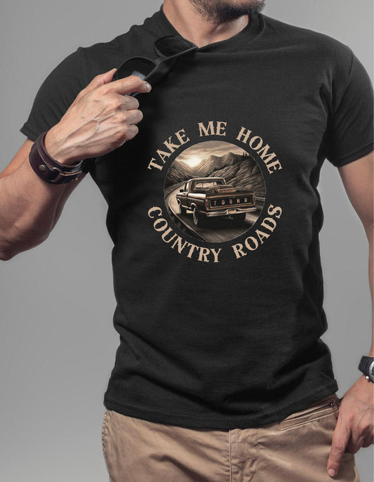 Take me home country roads country song west virgina sublimation design dtf dtg png digital download