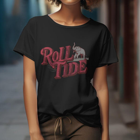 Alabama roll tide elephant football crimson tide bama sublimation dtf dtg cricut cameo silhouette png instant digital download