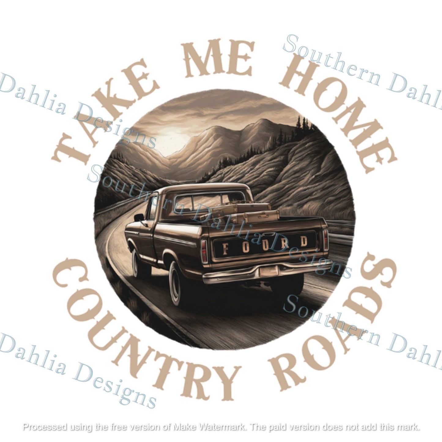 Take me home country roads country song west virgina sublimation design dtf dtg png digital download