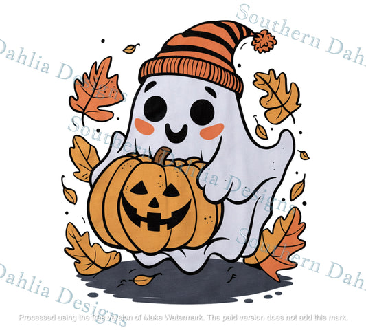 Cute Ghost halloween png download for sublimtion dtf dtg home decor gift item instant download