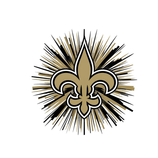 New Orleans Saints football black gold fleur di lis tshirt graphic sublimation dtf dtg design instant digital download png